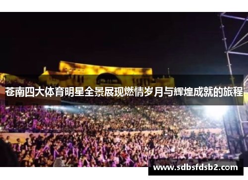 苍南四大体育明星全景展现燃情岁月与辉煌成就的旅程